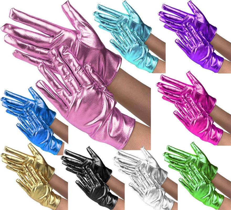 Translation missing: fr.Guantes Cortos para adultos en varios colores Metalizados
