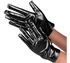 Gants courts pour adultes de différentes couleurs métalliques