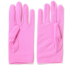 Gants courts pour adultes rose