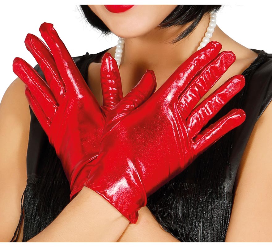 Translation missing: fr.Guantes cortos rojo 22 cm