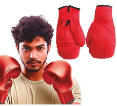 Gants de boxe rouges adultes