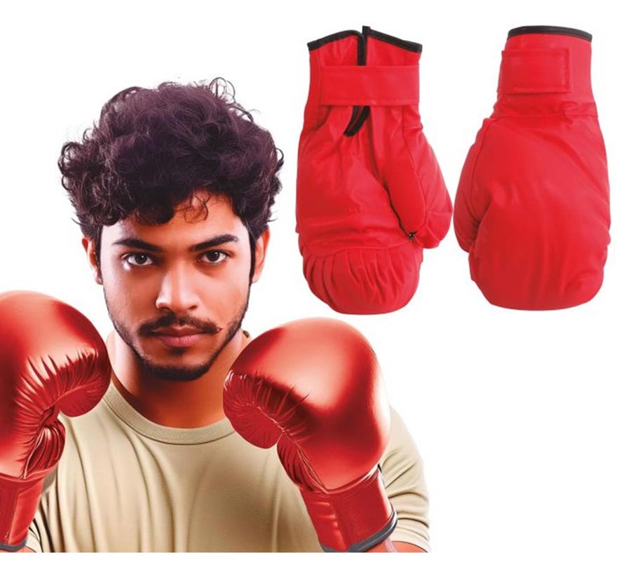 Translation missing: fr.Guantes de Boxeo rojos adulto