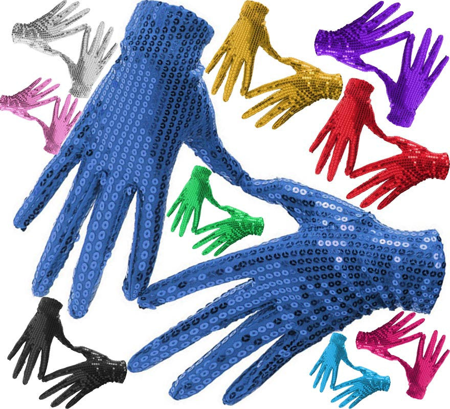 Translation missing: fr.Guantes de Lentejuelas para adultos en varios colores