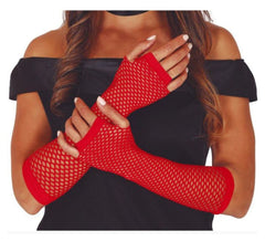 Gants en mesh 26 cm de différentes couleurs