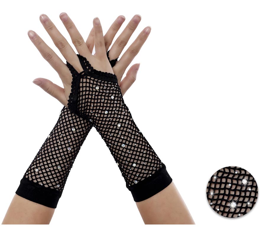 Translation missing: fr.Guantes de Red Largos con Brillito sin dedos