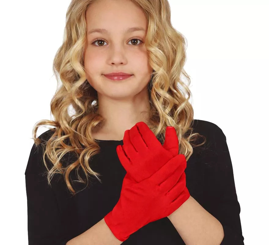 Translation missing: fr.Guantes infantiles rojos