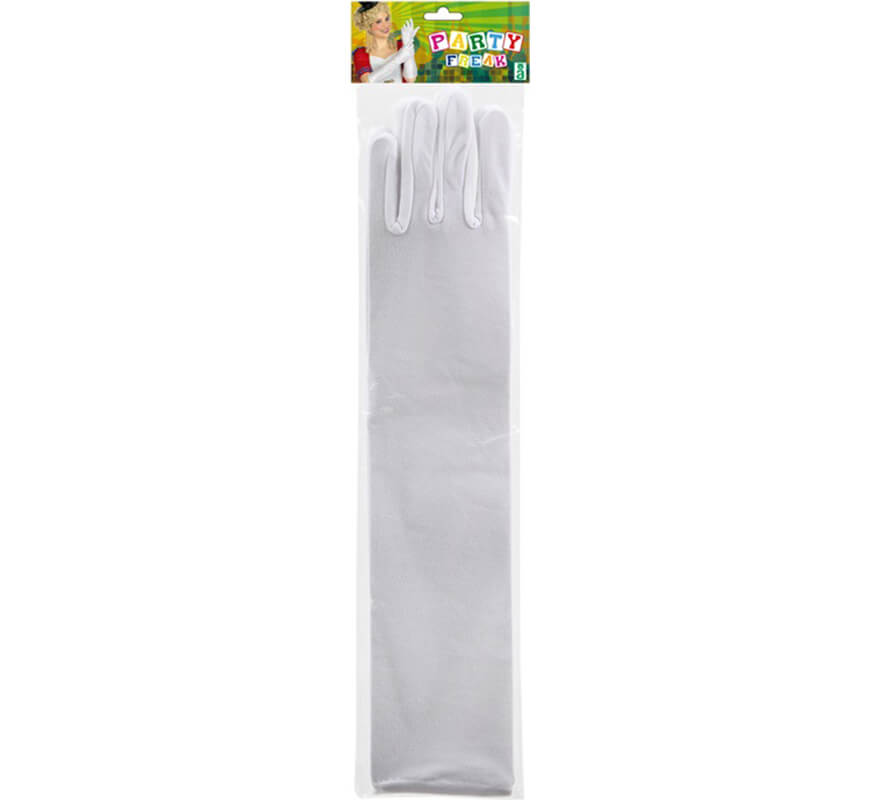 Translation missing: fr.Guantes largos Blancos 40 cm