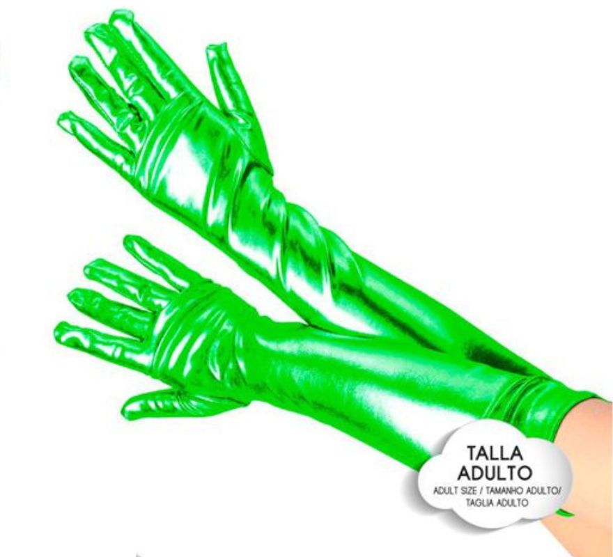 Translation missing: fr.Guantes Largos Metalizados para adultos en varios colores