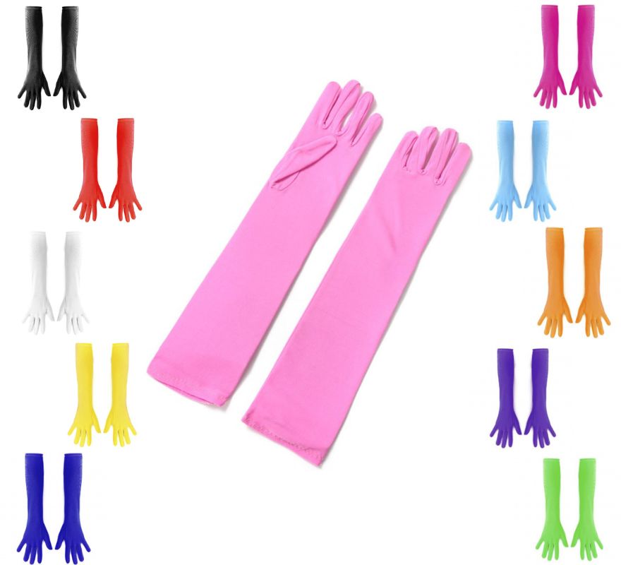 Translation missing: fr.Guantes Largos para adultos de 40 cm en varios colores