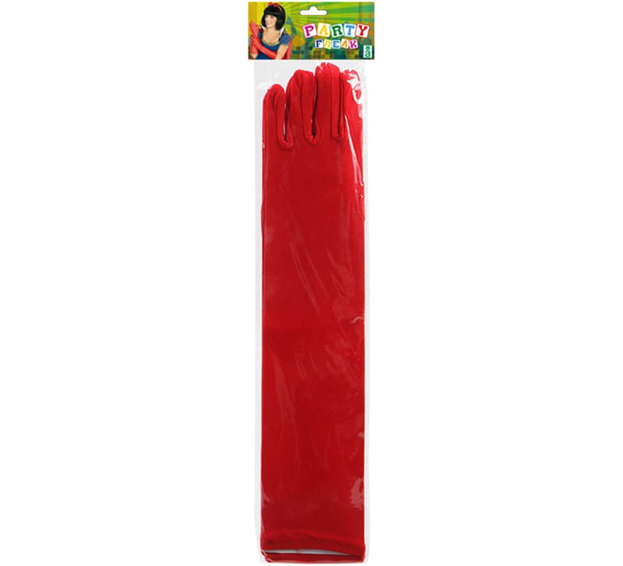 Translation missing: fr.Guantes largos Rojos 40 cm