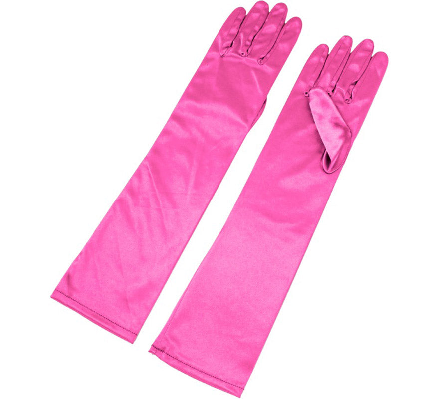Translation missing: fr.Guantes Largos Satén para adultos en varios colores