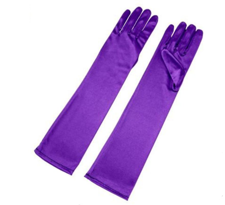 Translation missing: fr.Guantes Largos Satén para adultos en varios colores