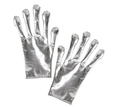 Gants en métal extraterrestres de l'espace