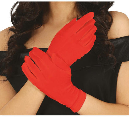 Guantes rojos de 25 cm