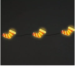 Couronne avec le Père Noël Led Bottes 20