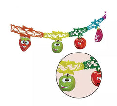 Guirlande de fruits fantaisie 14 cm x 2 m