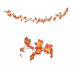 Guirlande avec Feuilles Oranges de 190 cm