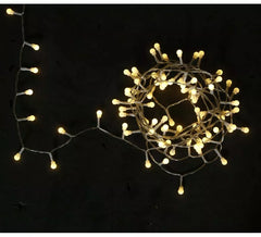 Guirlande de 50 Led Warm Ball 8 fonctions avec piles