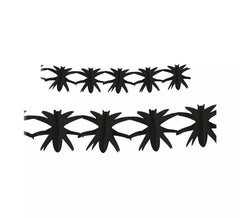 Guirlande araignée noire Halloween 3 m