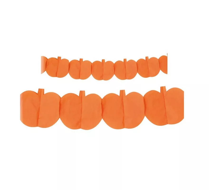 Translation missing: fr.Guirnalda de Calabaza naranja Halloween de 3 m