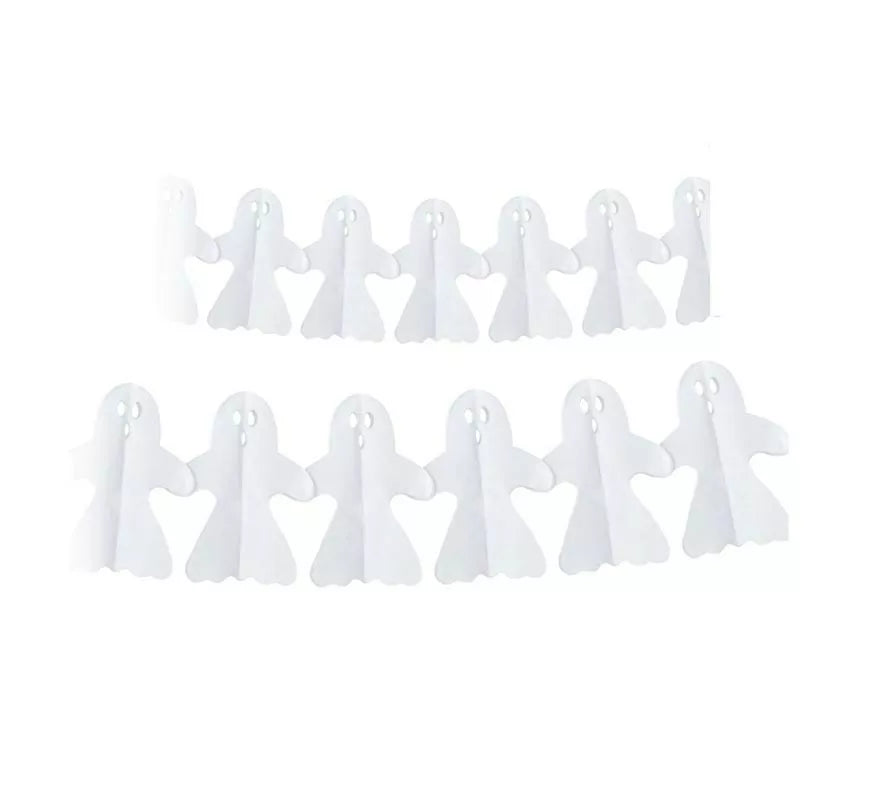 Translation missing: fr.Guirnalda de Fantasma blanco Halloween de 3 m