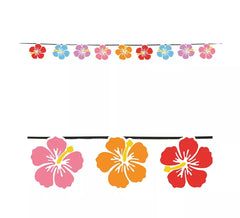 Guirlande de fleurs de 15 pièces de 300 cm