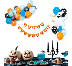 Guirlande de ballons et Joyeux Halloween 29 pièces
