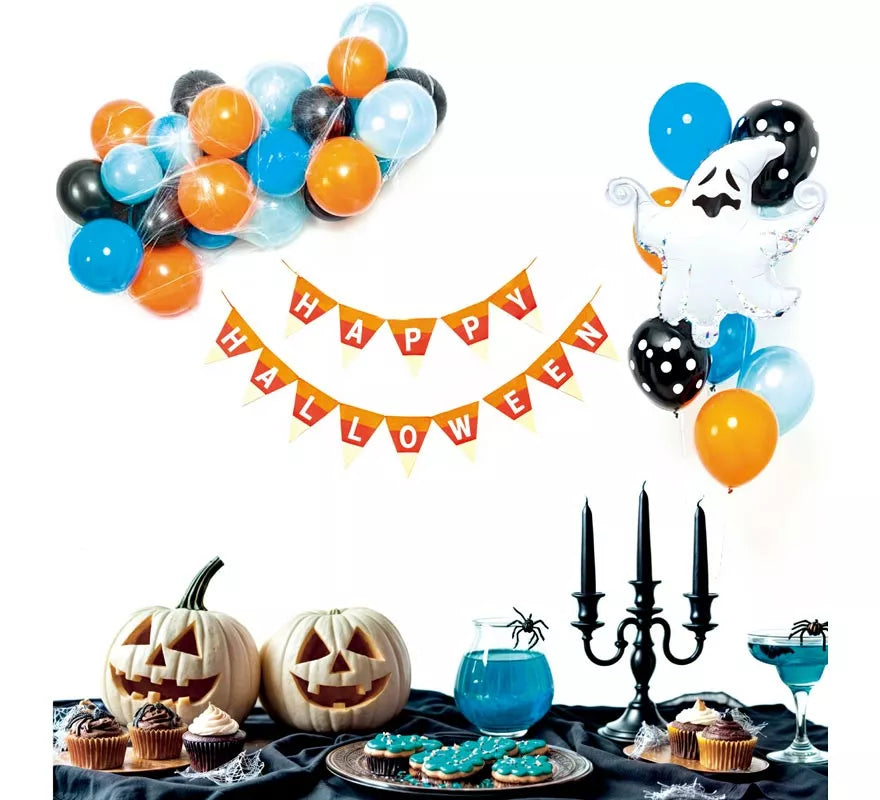 Translation missing: fr.Guirnalda de Globos y Happy Halloween 29 Piezas