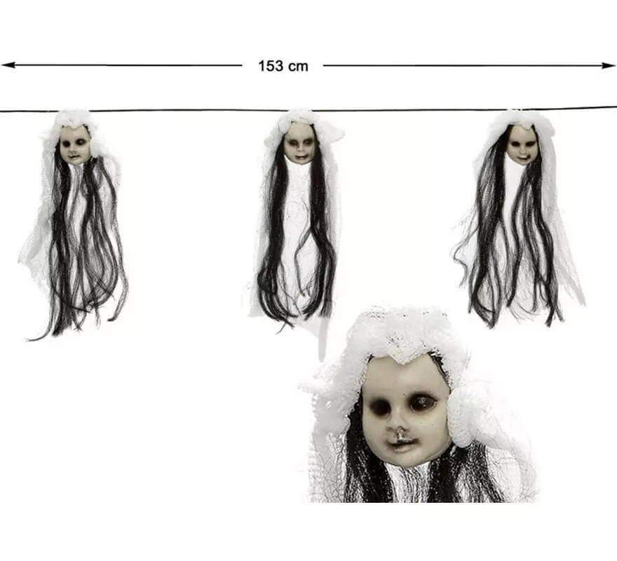 Translation missing: fr.Guirnalda de Muñecas Poseídas de 153 cm
