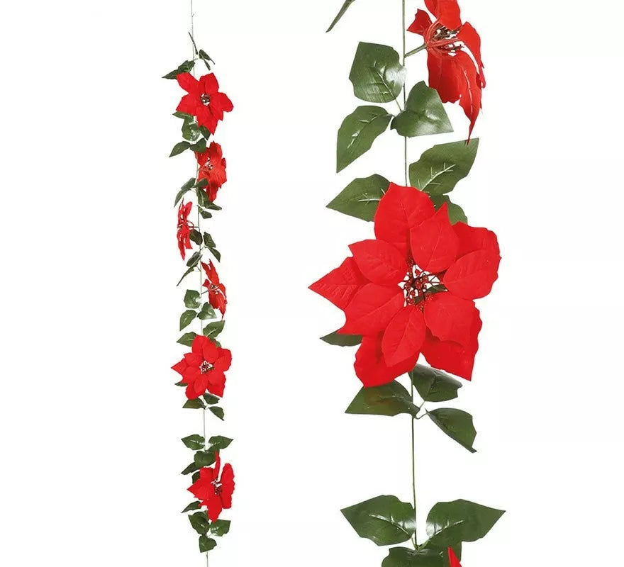 Translation missing: fr.Guirnalda de Poinsettia Grande 200 cm