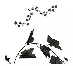 Guirlande Feuilles Noires 180 cm