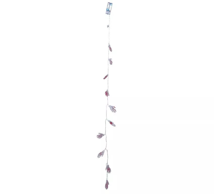 Translation missing: fr.Guirnalda Mano Esqueleto 10 leds de 115 cm