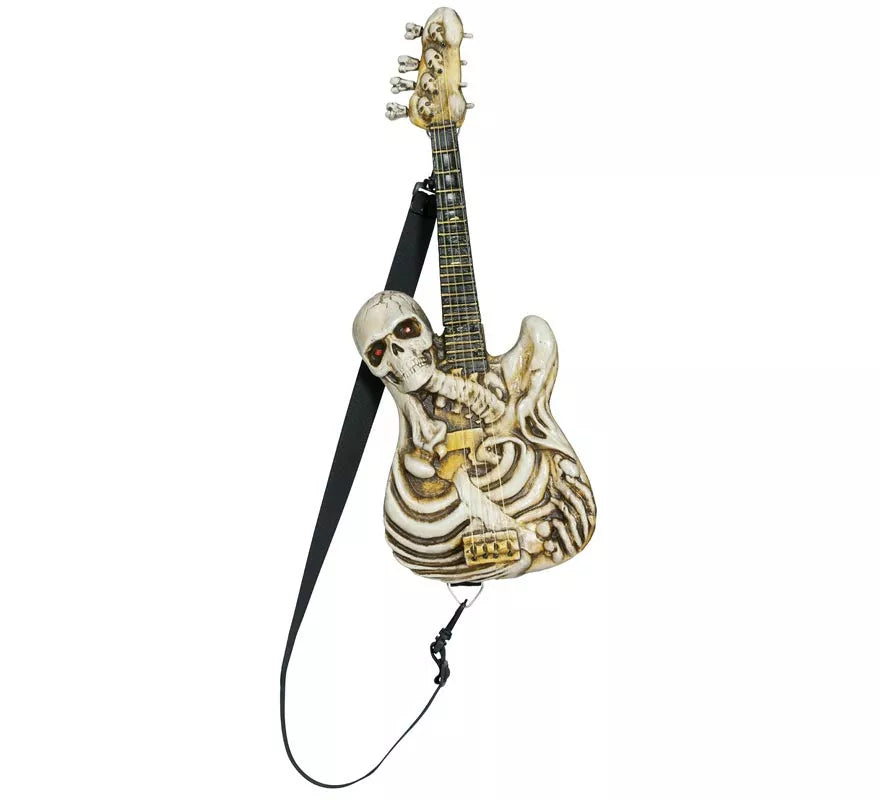 Translation missing: fr.Guitarra Esqueleto con Luz y Sonido 58 cm