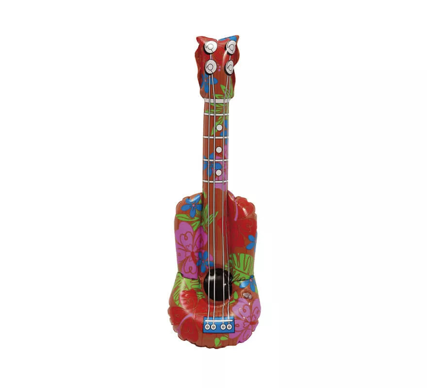 Translation missing: fr.Guitarra Hinchable con dibujo de guitarra española de 60 cm