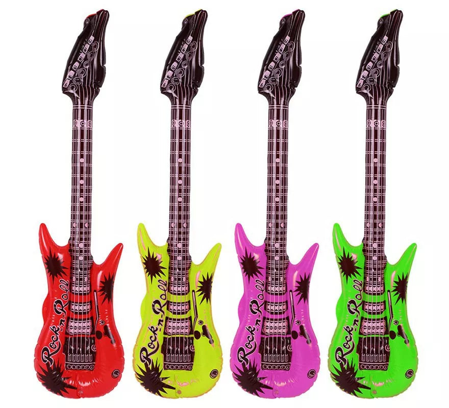 Translation missing: fr.Guitarra Hinchable en colores surtidos de 88 cm