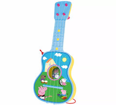 Guitare Peppa Pig à 4 cordes avec étui