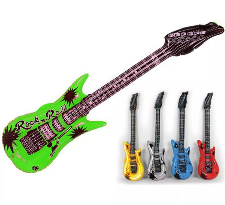 Translation missing: fr.Guitarra Rock Hinchable de 90 cm en colores surtidos