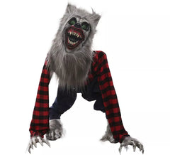 Loup-garou animé 45x50x76 cm