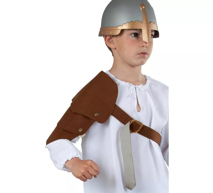 Translation missing: fr.Hombrera Medieval marrón infantil