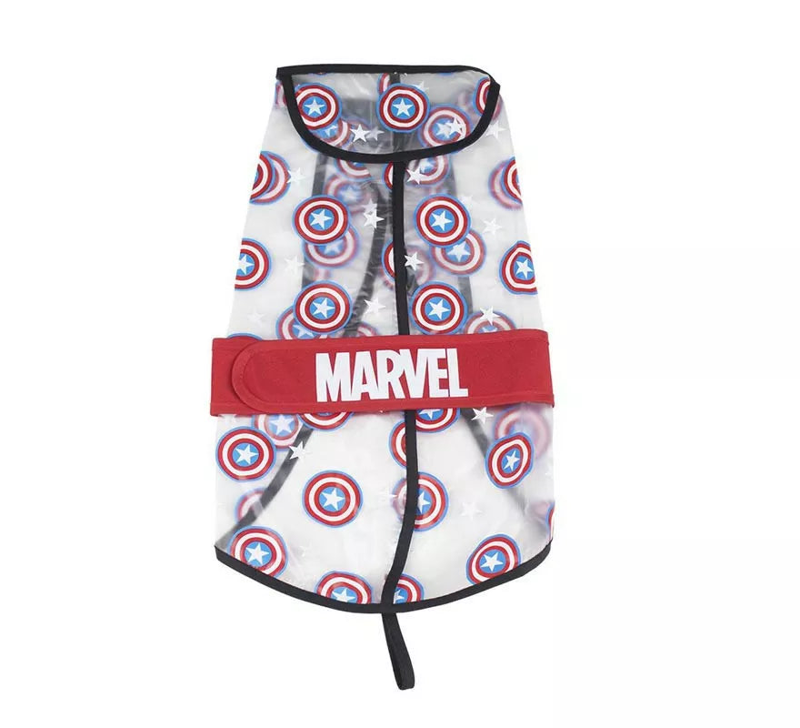 Translation missing: fr.Impermeable Ajustable para Perro de Capitan America