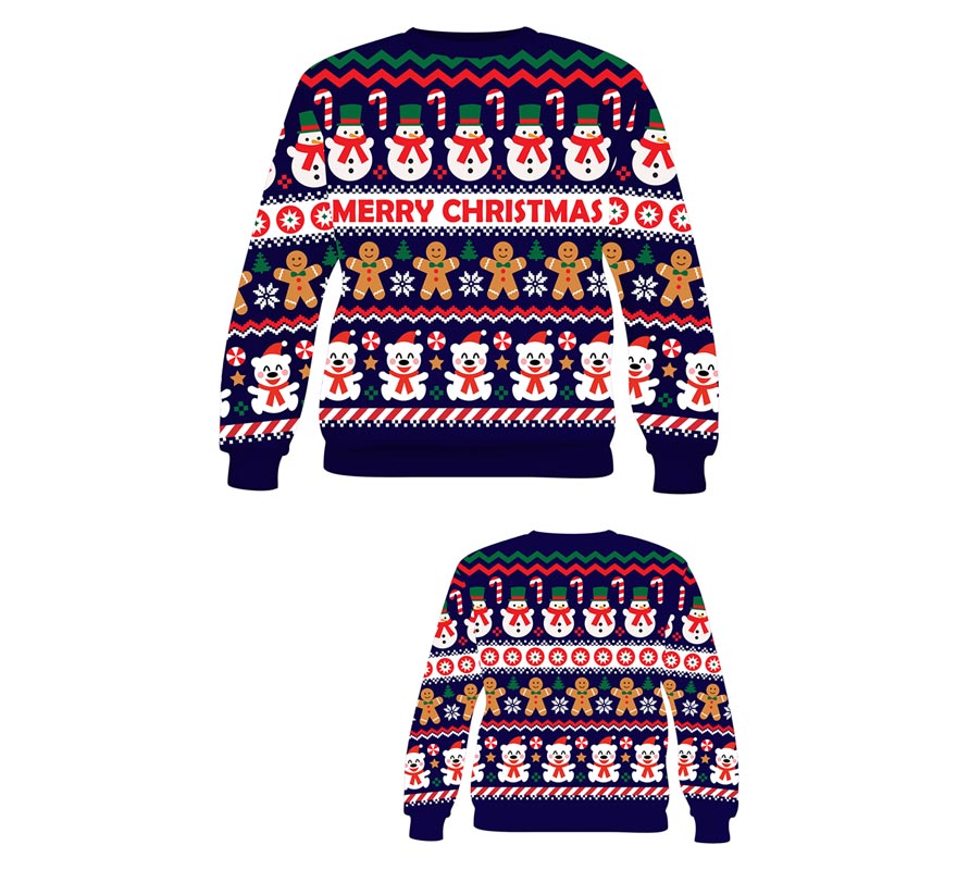 Translation missing: fr.Jersey Navidad Muñeco de Nieve para hombre