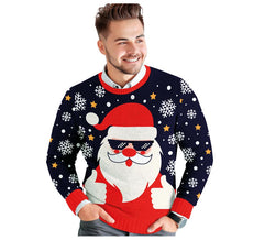 Pull cool de Noël Père Noël pour hommes