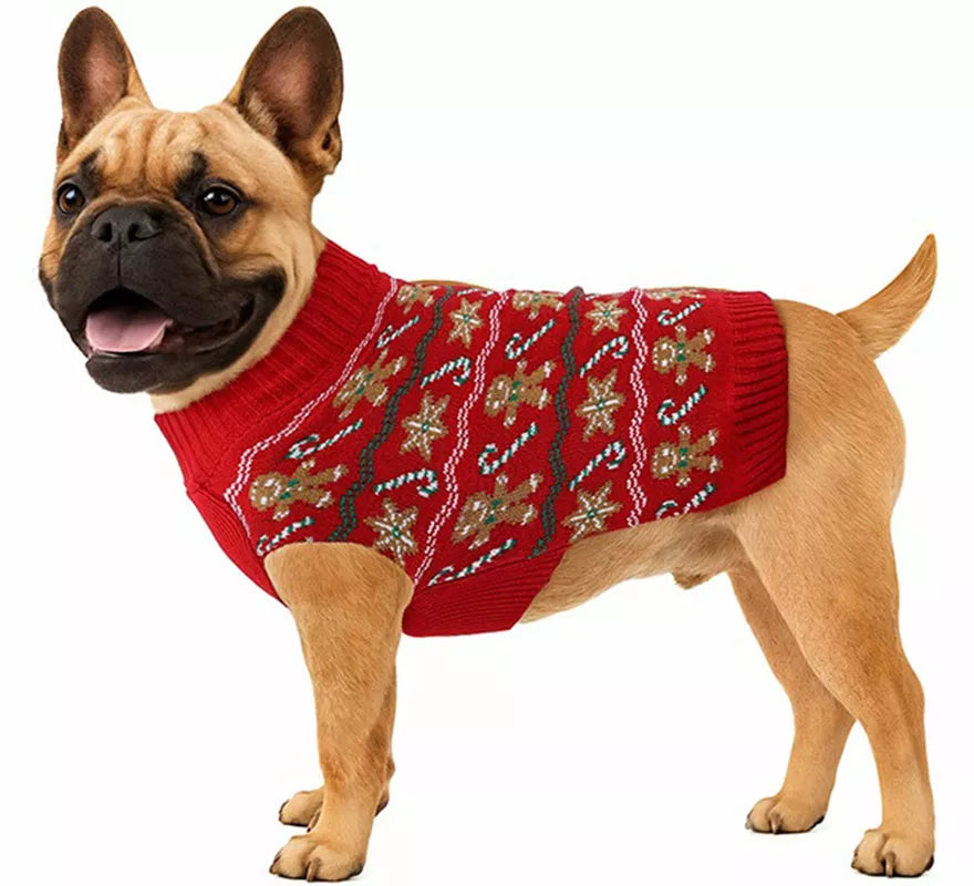 Translation missing: fr.Jersey Navideño de Jengibre para perro