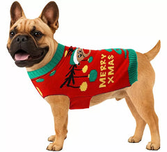 Pull de Noël pour chiens avec motif de rennes