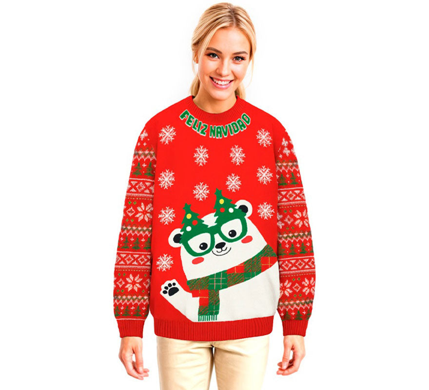 Translation missing: fr.Jersey Navideño Osito Polar para adulto