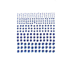 Bijoux Adhésifs Diamant Paillettes Bleu Adulte