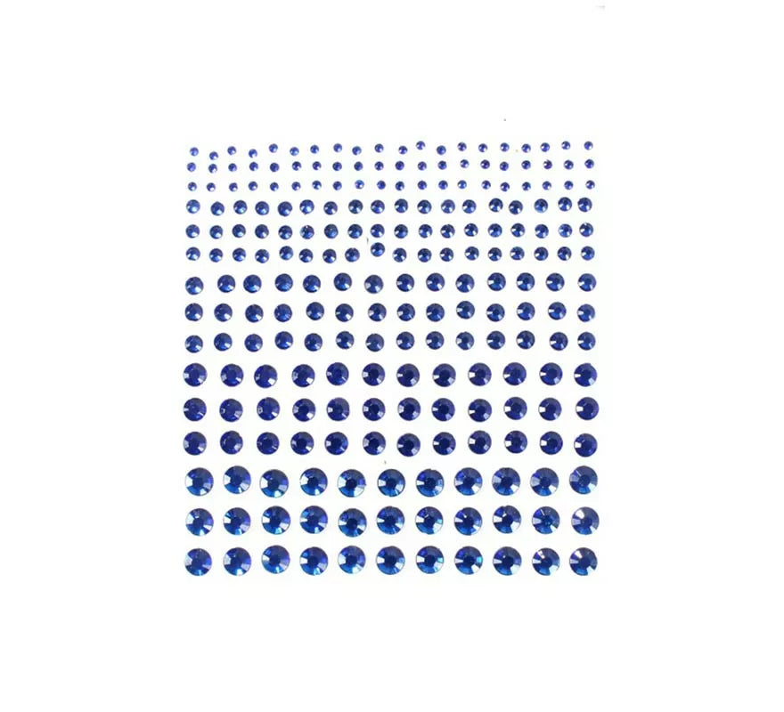 Translation missing: fr.Joyas Adhesivas de Diamante brillo azul adulto
