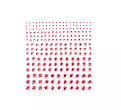 Bijoux Adhésifs Diamant Paillettes Rose Adulte
