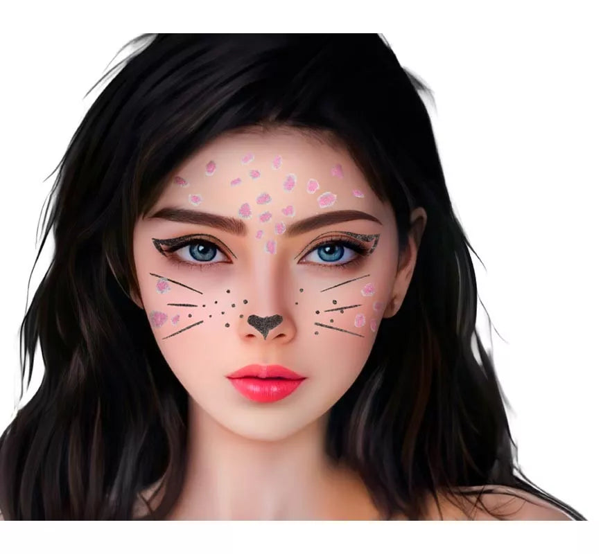 Translation missing: fr.Joyas Faciales adhesivas Gemas Gato adulto