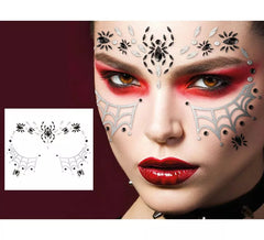 Bijoux faciaux d’araignée